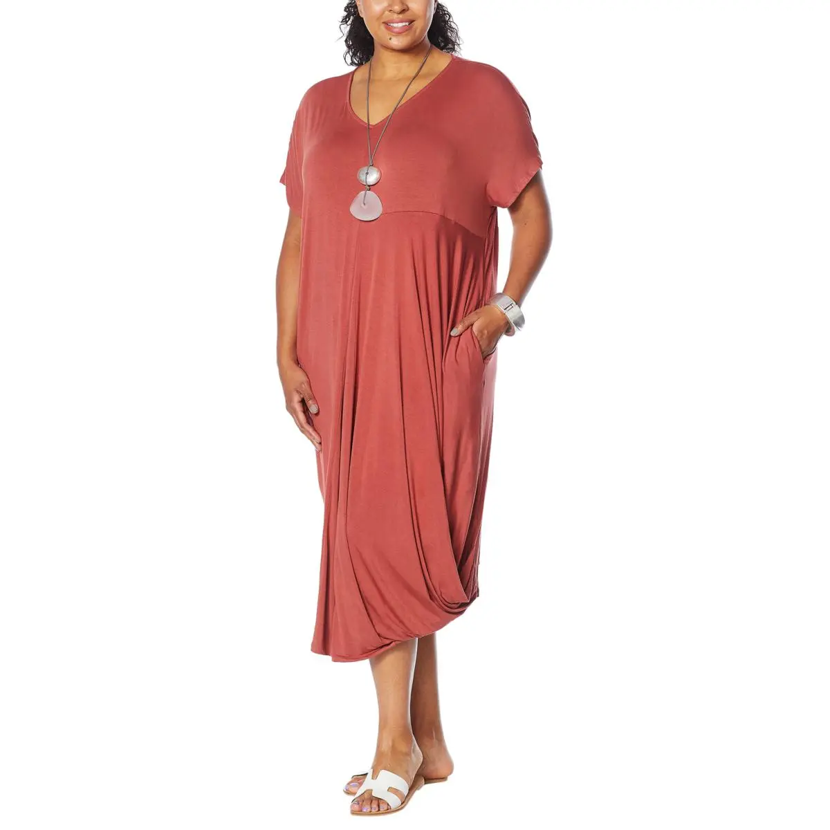 WynneLayers Asymmetric Drape Dress 5 WynneLayers Asymmetric Drape Dress - Image 3