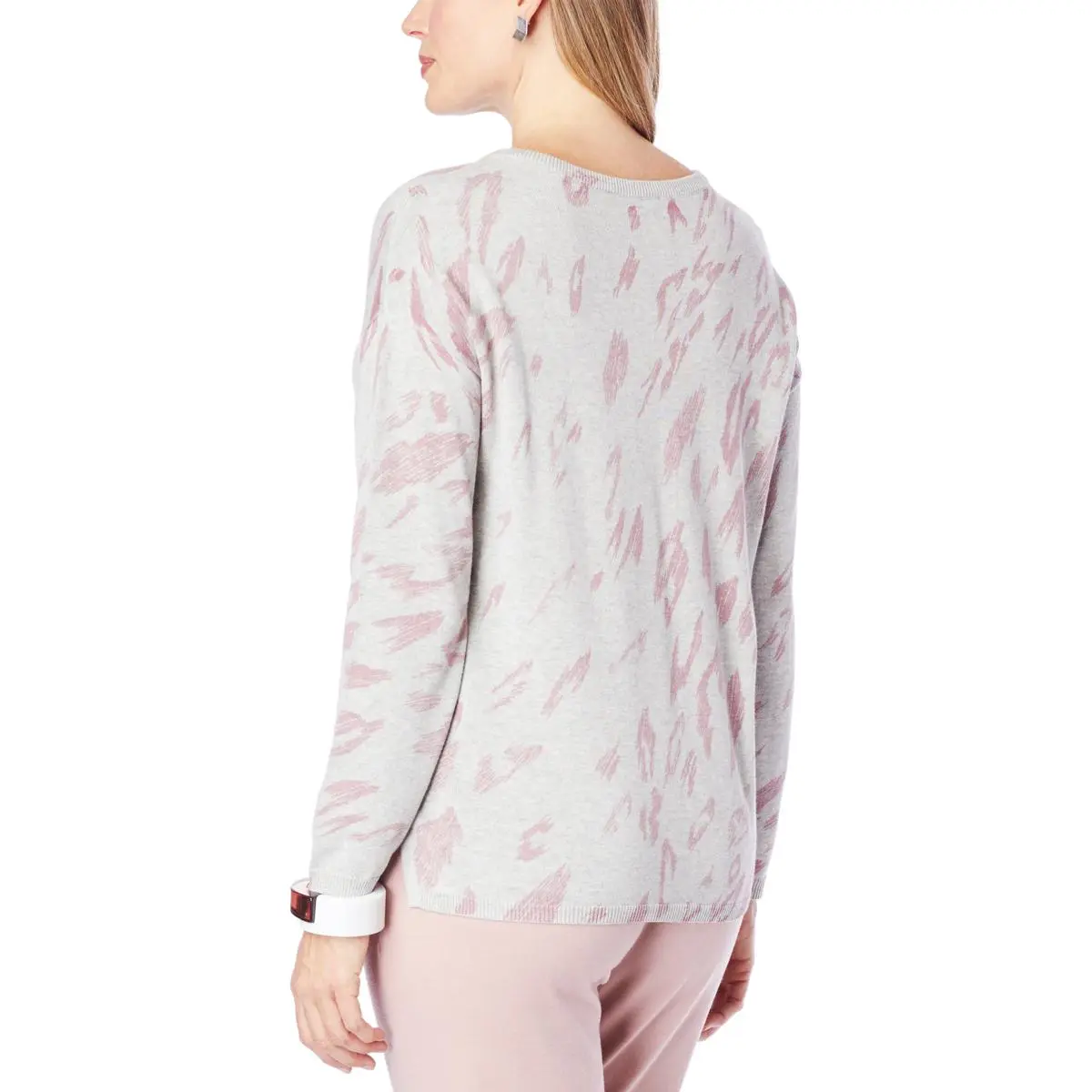 WynneLayers Brushstroke Animal Print Box Sweater 5 WynneLayers Brushstroke Animal Print Box Sweater - Image 3