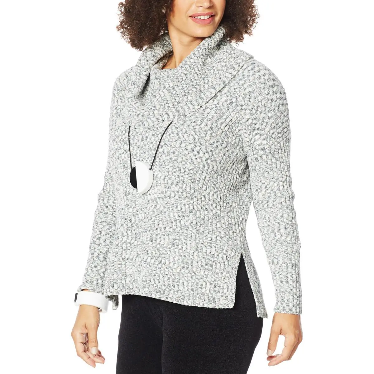 WynneLayers Chenille Space-Dyed Cowl Neck Sweater 3 WynneLayers Chenille Space-Dyed Cowl Neck Sweater