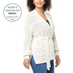 WynneLayers Cotton Mixed Stitch Wrap Cardigan -Dresses Shop wynnelayers cotton mixed stitch wrap cardigan d 20220823125312333799330 alt10