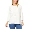 WynneLayers Cotton Slub Sweater Knit Top -Dresses Shop wynnelayers cotton slub sweater knit top d 20220707095737153797288 7S9