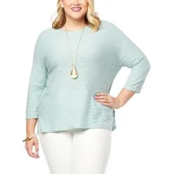 WynneLayers Cotton Slub Sweater Knit Top -Dresses Shop wynnelayers cotton slub sweater knit top d 20220707095738073797288 alt20