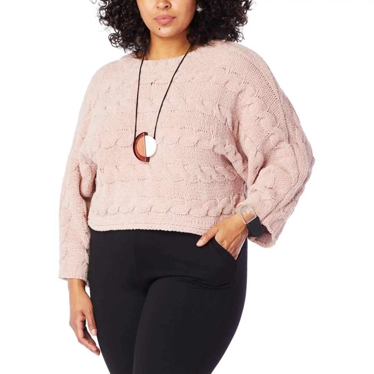WynneLayers COZYcomfy Plush Cable-Knit Popover 4 WynneLayers COZYcomfy Plush Cable-Knit Popover - Image 2
