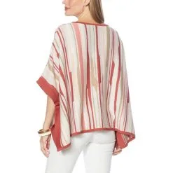 WynneLayers Jacquard Knit Poncho Sweater -Dresses Shop wynnelayers jacquard knit poncho sweater d 2021082508570292763886 alt1