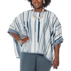 WynneLayers Jacquard Knit Poncho Sweater -Dresses Shop wynnelayers jacquard knit poncho sweater d 20210910095102587763886 alt20