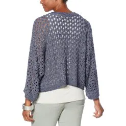 WynneLayers Open Stitch Textured Popover -Dresses Shop wynnelayers open stitch textured popover d 20210727085355277763937 alt1