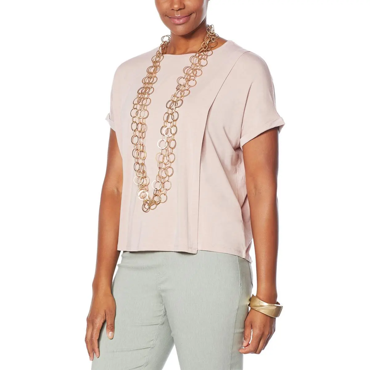 WynneLayers Overlapping Jersey Knit Top 3 WynneLayers Overlapping Jersey Knit Top