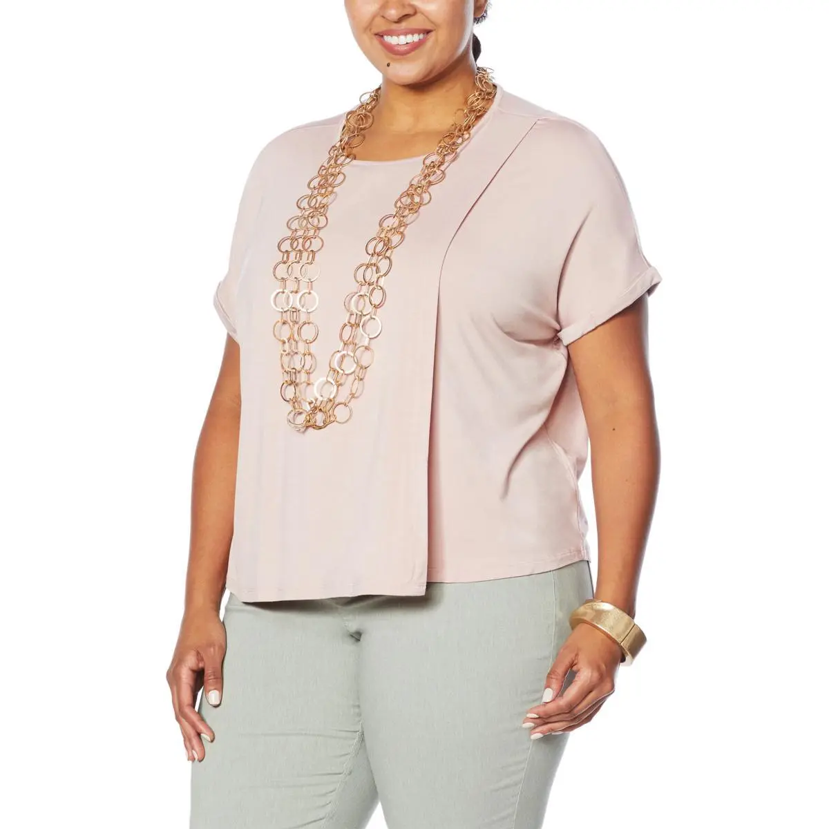 WynneLayers Overlapping Jersey Knit Top 5 WynneLayers Overlapping Jersey Knit Top - Image 3