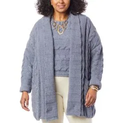 WynneLayers Plush Cable Knit Coatigan -Dresses Shop wynnelayers plush cable knit coatigan d 20220107144043967779784 alt20