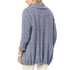 WynneLayers Plush Cable Knit Coatigan -Dresses Shop wynnelayers plush cable knit coatigan d 2022010716495029779784 alt1