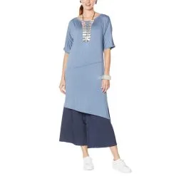WynneLayers Short Sleeve Panel Knit Dress 7 WynneLayers Short Sleeve Panel Knit Dress -Dresses Shop wynnelayers short sleeve panel knit dress d 20200728100005283711841 alt1