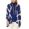WynneLayers SoftKNIT Intarsia Poncho Cardigan -Dresses Shop wynnelayers softknit intarsia poncho cardigan d 2021101813394461767024