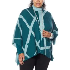 WynneLayers SoftKNIT Intarsia Poncho Cardigan -Dresses Shop wynnelayers softknit intarsia poncho cardigan d 2021102009372531767024 alt20
