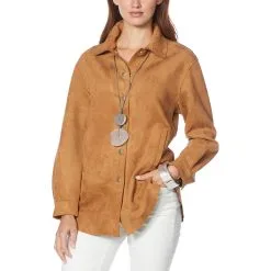WynneLayers Stretch Faux Suede Shirt Jacket 20 WynneLayers Stretch Faux Suede Shirt Jacket -Dresses Shop wynnelayers stretch faux suede shirt jacket d 20210819131110177763870 alt6