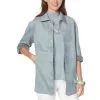 WynneLayers Stretch Faux Suede Shirt Jacket -Dresses Shop wynnelayers stretch faux suede shirt jacket d 2021082009435711763870 0C4
