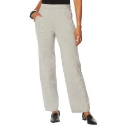 WynneLayers Sweater Knit Straight Leg Pull-On Pant